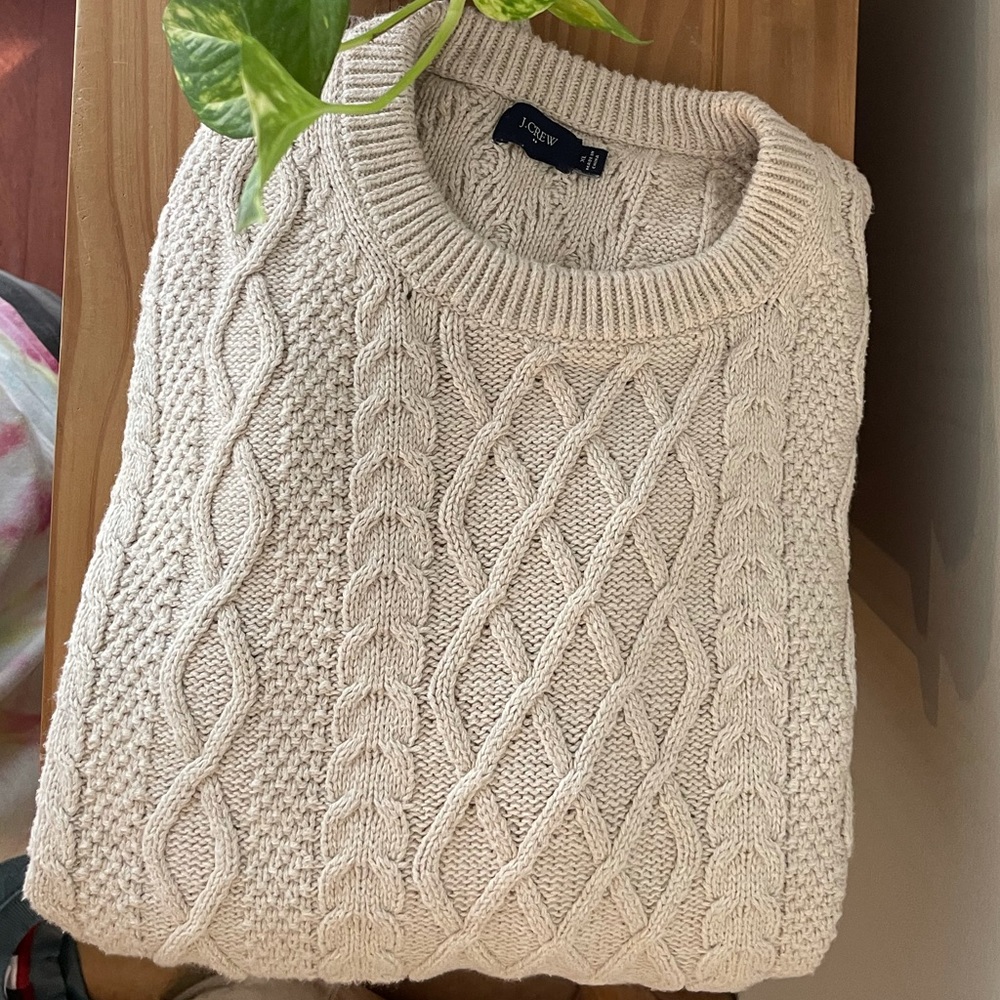 Men’s J Crew Fisherman’s Sweater